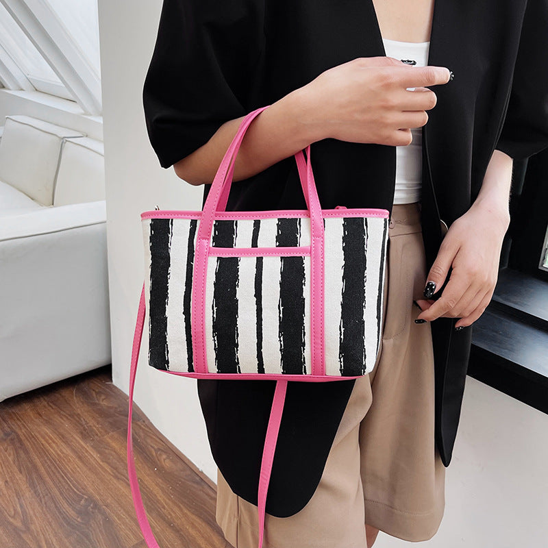 Bolso de hombro a rayas PU 2023 de verano al por mayor
